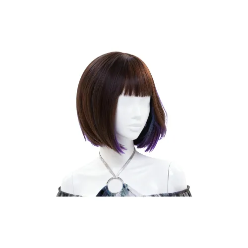LUCY LEE Ухо Loop Краситель Bangs BOB Cut Парики