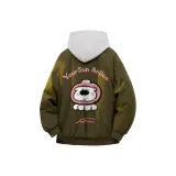 Армейский зеленый [Хлопковый пуховик Pilot Jacket] (утепленный)