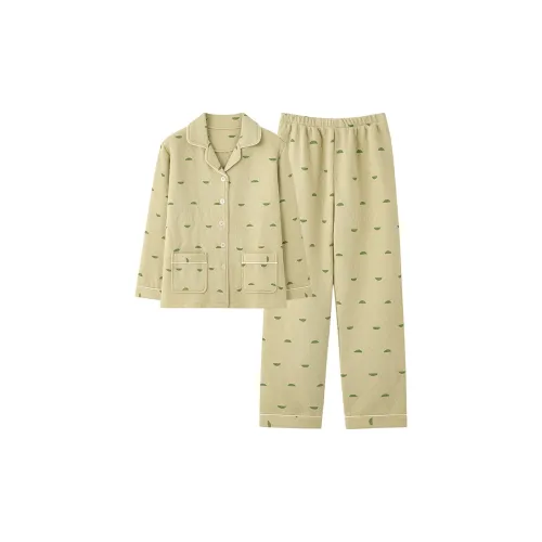 MADALLO Светло-зеленый женский пижамный комплект