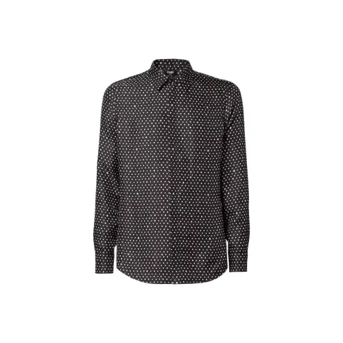 FENDI Мужские Черные Рубашки