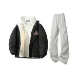 Чёрные + Светло-серые штаны