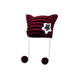 Красный, черный, полосы, с шаром