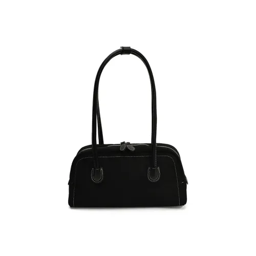 NOMK PU (полиуретан) с замшей сумка на плечо стандартная женская многоцветная