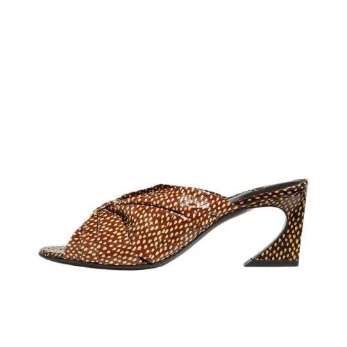 FENDI Arco Шлепанцы Женские Коричневый