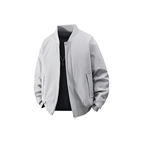 LH HOMME Светло-серый унисекс пуховики