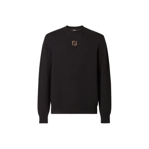 FENDI Мужские черные свитера