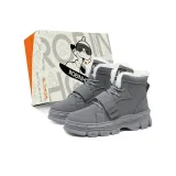 Серый с флисовой подкладкой