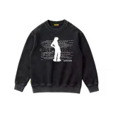 Винтажный свитшот с круглым вырезом