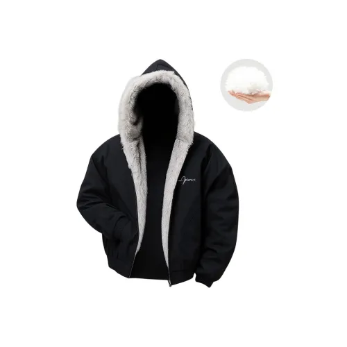 CAOBENCHUSE Хлопковый пуховик пальто унисекс