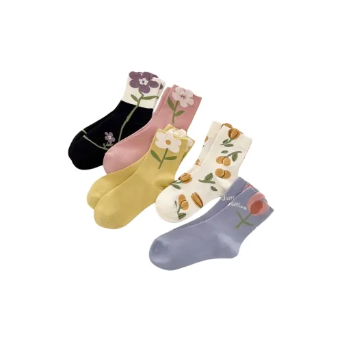 FHDET Носки Crew Женские 5 пар набор Combo