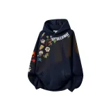 Тяжелый полиэстер-хлопок, темно-синий (с флисовой подкладкой)