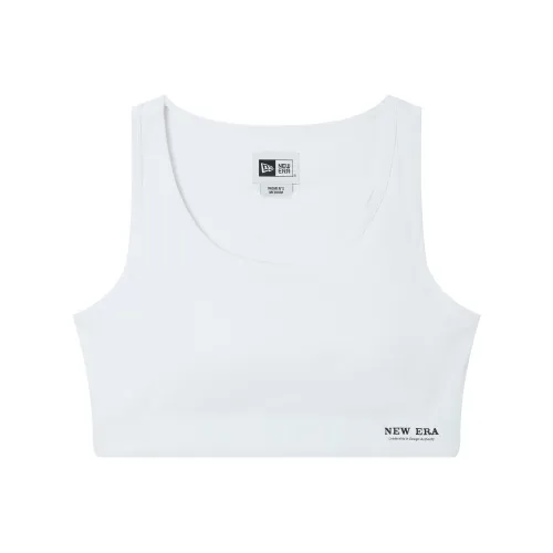New Era Белый Женские Спортивные Майки Без Рукавов