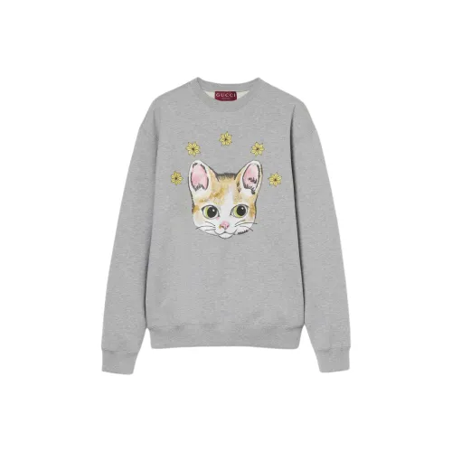 GUCCI Серый Мужской Свитшот
