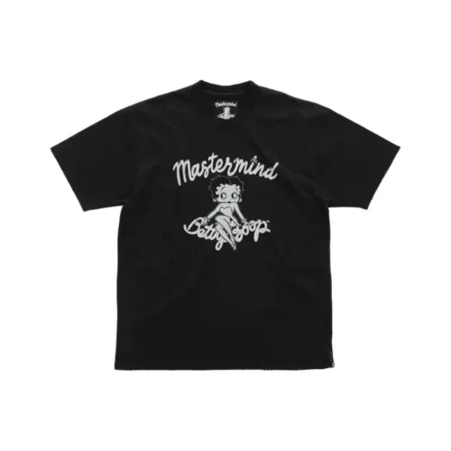 MASTERMIND WORLD x BEIDIXIAOJIE LIANMINGKUAN Fw25 T-рубашка Поврежденная Стандартная Мужская