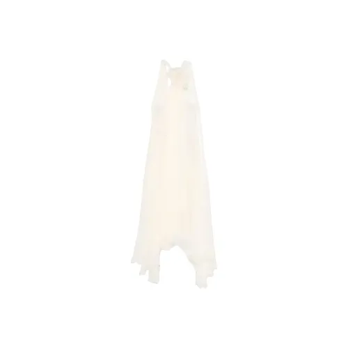 Blumarine SS25 Без рукавов Платье Женское Бежевый