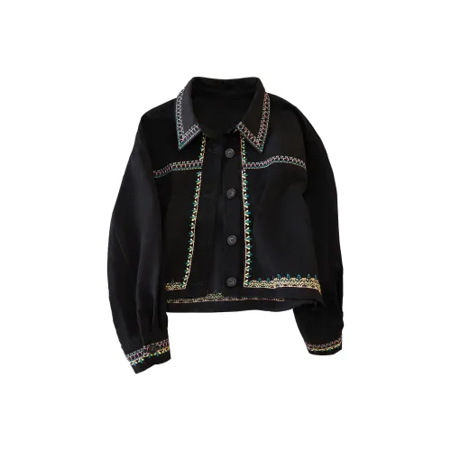 TOUCH Cropped Coat Women's Black