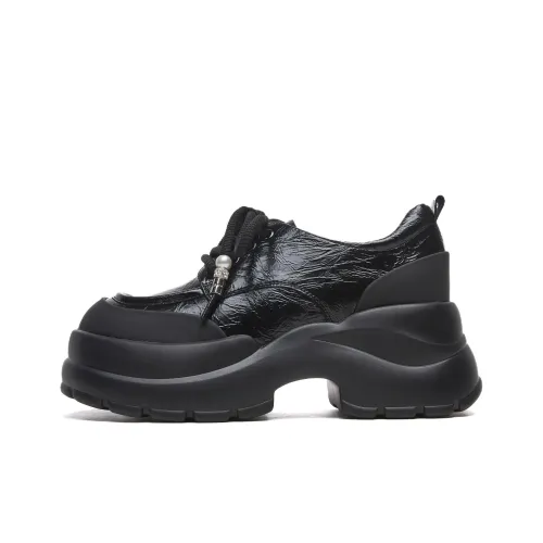 ZGR Лоферы 7 см увеличивающие высоту женские