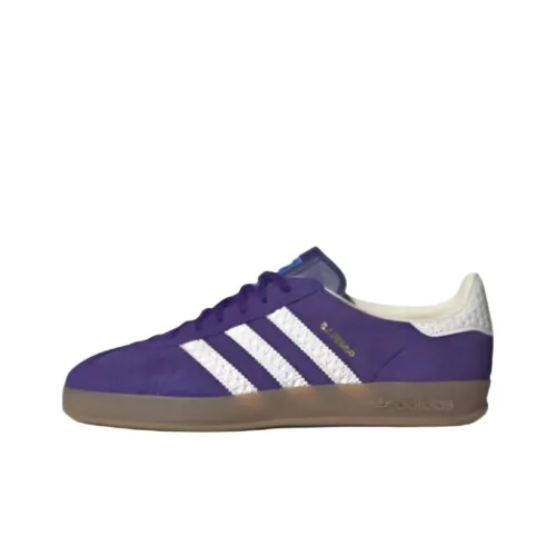 Adidas Originals Gazelle Low Топ Скейтборд Кроссовки Унисекс Фиолетовый Белый