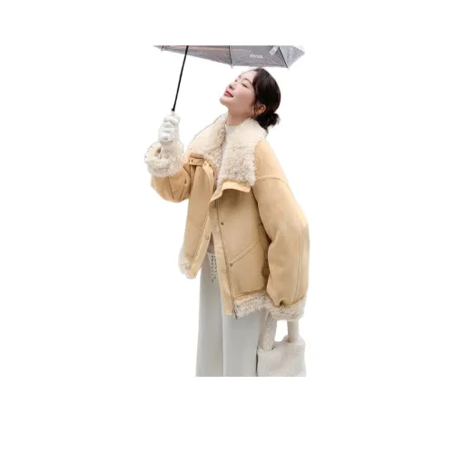 LAOYECHE Бархат Feel Пальто Женское