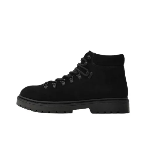 ZARA Collaboration Короткий ботинок Martin Мужской Черный