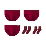 Ангора Красный *3+2 Упаковка Ангора Красный Носки