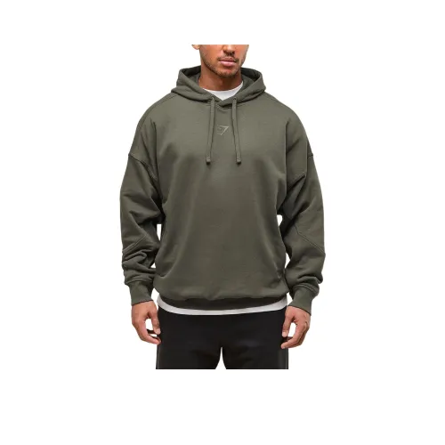 GYMSHARK Strength Зеленый Мужской Свитшот