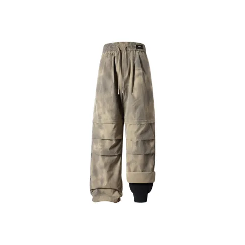 KOKO BASE Хаки Унисекс Карго Брюки