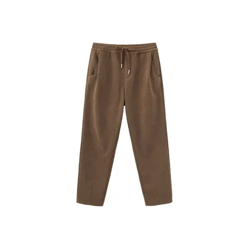 ZUO Верблюжий цвет Мужские Повседневные Штаны