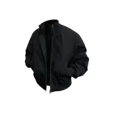 Чёрная куртка без подкладки