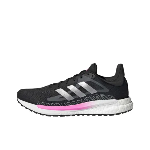 Adidas Solarglide Повседневные Беговые Кроссовки Женские Черные