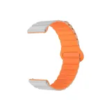 Серый и оранжевый | Силиконовый магнитный механизм застежки