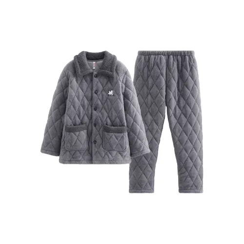 FENTENG FJ26950118 Серый Мужской Пижамный Комплект