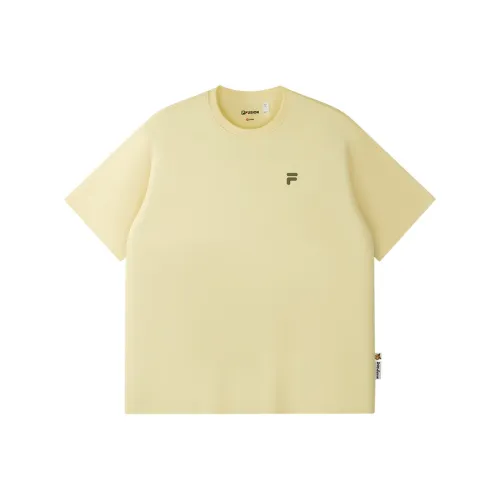 FILA FUSION FOB T-Shirt Унисекс Ванильный Желтый