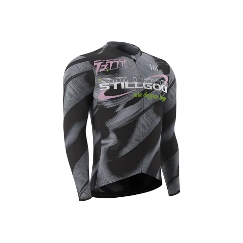 361° Черный Серый Флисовая подкладка Унисекс Велосипедная одежда