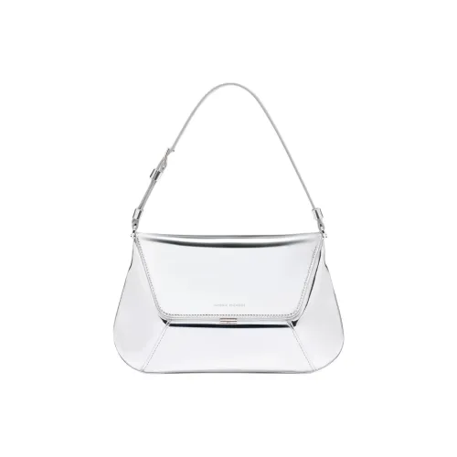 AMINA MUADDI Телячья кожа Одно плечо Сумка Women's Silver Зеркало