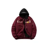 Бордовый с капюшоном, хлопок