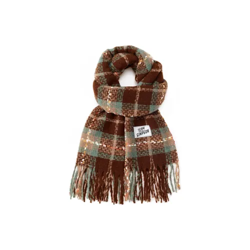 The Simpsons Искусственный кашемир Вязаные шарфы Унисекс