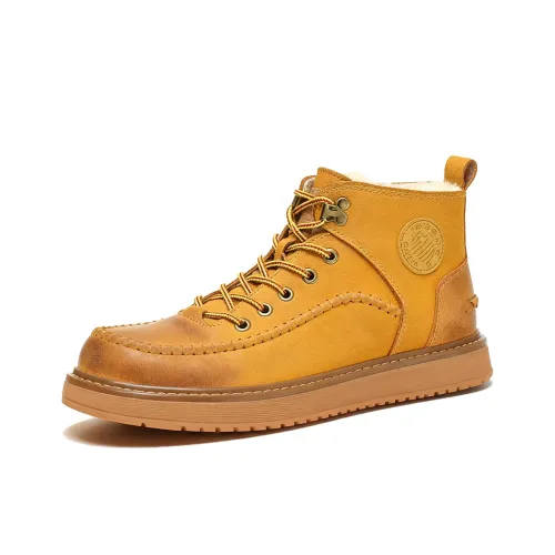 ZUOSAISI Мартин Boot Термический Увеличение Высоты Устойчивый к Износу Противоскользящий Короткий Снегокат Мужской