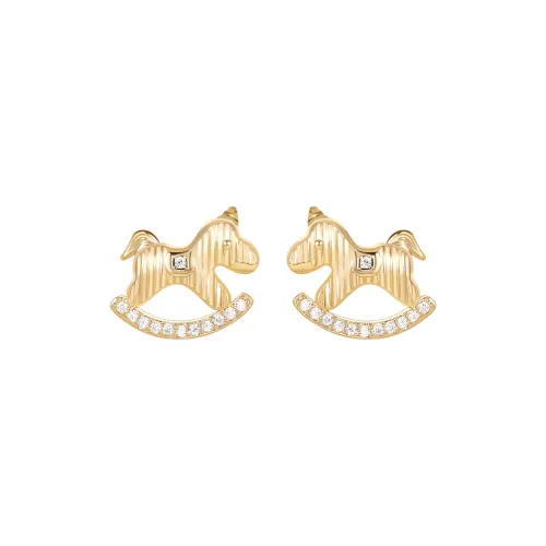 YICAN S925 Серебряные Серьги-гвоздики из стерлингового серебра Женские