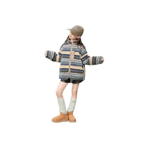 ABDT Утеплённое пушистое пальто KIDS Утеплённые куртки