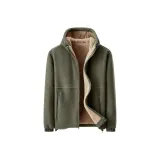 Зеленый с флисовой подкладкой