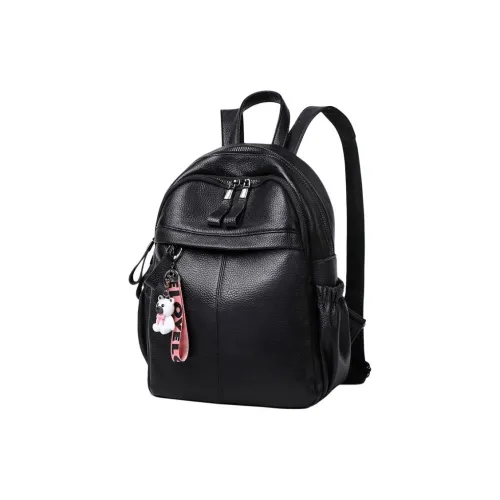 VANDEE Рюкзак из коровьей кожи женский черный