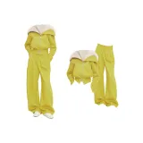 Желтый топ + желтые штаны