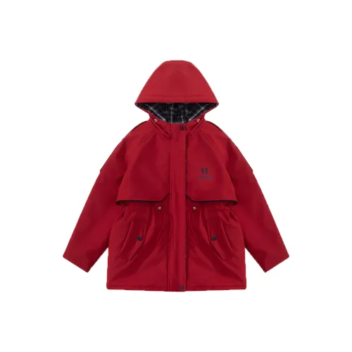 YUNPO Красный Школьный возраст Утеплённые куртки