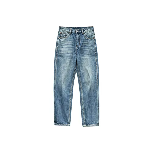 Izexx Синий Все Season Стандартное издание Мужские Джинсы