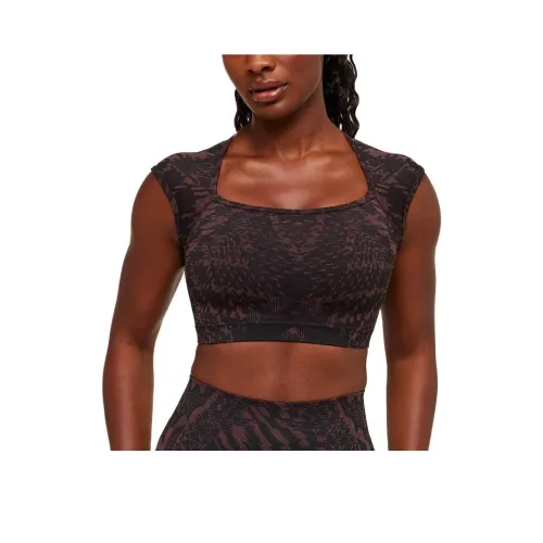 GYMSHARK Черный RESET Розовый Женские Спортивные Майки без Рукавов