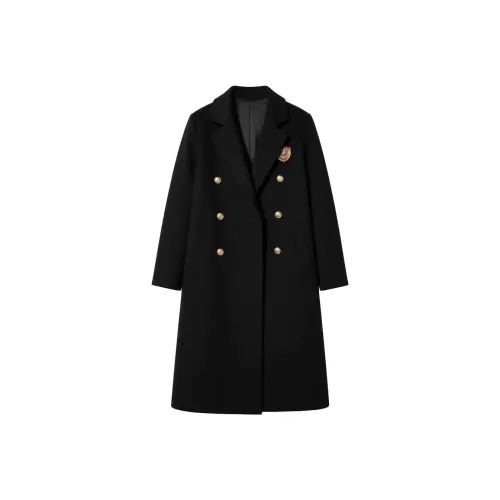 COVER TIME Черное Женское Пальто