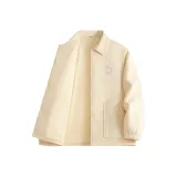 [420G Флисовая подкладка Термический] Светлый бежевый (B Ослепительный цвет Медвежонок Логотип на груди)