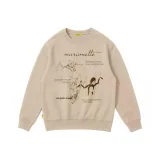 Хаки Свитшот с круглым вырезом