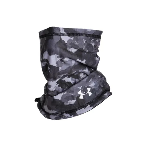 Шарфы Under Armour из полиэстера и эластана унисекс черный светло-зеленый